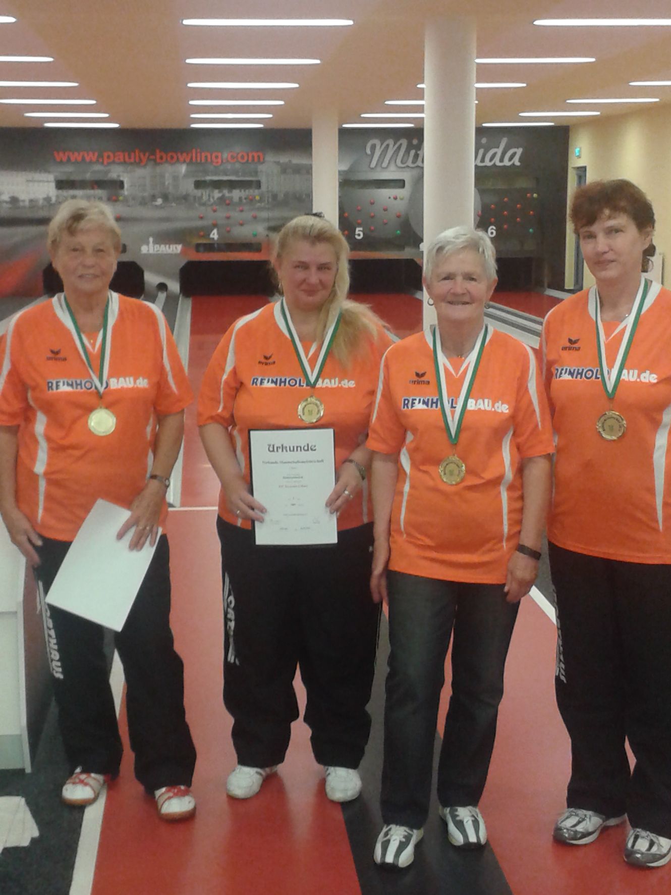 von links: Hannelore H&ouml;rtsch, Petra Werner, Ursula Merkel, Elke Wentzsche